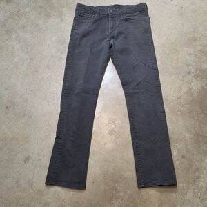 Joseph Abboud Men's Pipe Slim Jeans Charcoal Gray Size 36x34